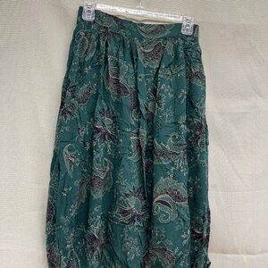 ladies paisley floral skirt